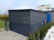 Ogłoszenie - Schowek - domek ogrodowy 5,5x2,5m - drzwi przesuwne - okno - antracyt - dach spad w tył ID1086. Miniaturka 3