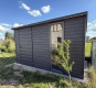 Ogłoszenie - Schowek - Domek 3,5x2m - drzwi - okno - antracyt - rynna - dach spad w tył ID1044. Miniaturka 3