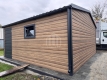 Ogłoszenie - Garaż blaszany 6x5m - brama uchylna - drzwi - okno - winchester - drewnopodobny - dach dwuspadowy - rynny  SO174. Miniaturka 4