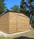 Ogłoszenie - Garaż Blaszany 4x5m - Brama uchylna - drzwi - Winchester - drewnopodobny - dach dwuspadowy ST135. Miniaturka 4
