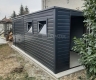 Ogłoszenie - Schowek - Domek Ogrodowy 6x3 - Brama - 2x okno - drzwi - antracyt - dach spad w tył ST106. Miniaturka 5