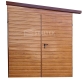 Ogłoszenie - Schowek - Domek Ogrodowy 3x2m - Brama Dwuskrzydłowa - jasny orzech - dach spad w bok ST101. Miniaturka 1
