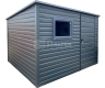 Ogłoszenie - Schowek - Domek Ogrodowy 2,5x2m  - Drzwi - okno - Antracyt - dach spad w tył ST133. Miniaturka 1