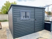 Ogłoszenie - Schowek - Domek Ogrodowy 2,5x2m  - Drzwi - okno - Antracyt - dach spad w tył ST133. Miniaturka 2