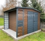 Ogłoszenie - Schowek - domek ogrodowy 2x3 wiata Brama dwuskrzydłowa blachodachówka drewnopodobny ST102. Miniaturka 4