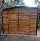 Ogłoszenie - Schowek - domek ogrodowy 3x2m - Brama dwuskrzydłowa - jasny orzech - drewnopodobny - rynny - dach dwuspadowy ST147. Miniaturka 3