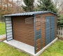Ogłoszenie - Schowek - domek ogrodowy 2x3 wiata Brama dwuskrzydłowa blachodachówka drewnopodobny ST102. Miniaturka 3