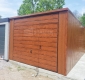 Ogłoszenie - Garaż blaszany 3x5m - 2x Brama - drzwi - złoty dąb - dach spad w tył ST120. Miniaturka 4
