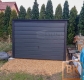Ogłoszenie - Garaż blaszany 3x5 - Brama uchylna - antracyt - dach spad w tył ST122. Miniaturka 3