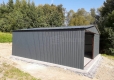 Ogłoszenie - Garaż blaszany 6x5,8 2x Brama uchylna Antracyt Dach dwuspadowy ST116. Miniaturka 7