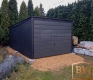 Ogłoszenie - Garaż blaszany 3x5 - Brama uchylna - antracyt - dach spad w tył ST122. Miniaturka 4