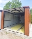 Ogłoszenie - Garaż blaszany 3x5m - 2x Brama - drzwi - złoty dąb - dach spad w tył ST120. Miniaturka 6