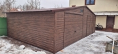 Ogłoszenie - Garaż Blaszany Blaszak DREWNOPODOBNY 7x6 PRODUCENT Cała Polska. Miniaturka 3