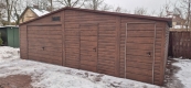 Ogłoszenie - Garaż Blaszany Blaszak DREWNOPODOBNY 7x6 PRODUCENT Cała Polska. Miniaturka 2