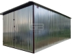 Ogłoszenie - Garaż blaszany 3x4m Brama - ocynk - Dach  spad w tył GB136. Miniaturka 1