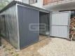 Ogłoszenie - Garaż blaszany 3×5 m II klasa – na budowę – wolnostojący – brama wjazdowa – spad dachu w tył GB120. Miniaturka 1