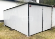 Ogłoszenie - Garaż blaszany 3x5 Brama dwuskrzydłowa Biały  Dach spad w tył GB141. Miniaturka 2