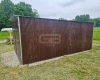 Ogłoszenie - Garaż blaszany 3x5m wolnostojący - brama - ciemny brąz - spad w tył GB148. Miniaturka 3