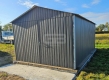 Ogłoszenie - Garaż blaszany 3x6m - wolnstojący - brama dwuskrzydłowa - antracyt dwuspadowy GB155. Miniaturka 6