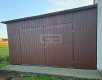 Ogłoszenie - Garaż blaszany 5x6m, wolnostojący - brama dwuskrzydłowa - drzwi - okno - spad w tył GB175. Miniaturka 2