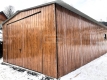 Ogłoszenie - Garaż blaszany 5x8 wolnostojący - Brama uchylna - Okno - drzwi drewnopodobny Dach dwuspadowy - GB176. Miniaturka 10