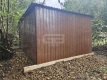 Ogłoszenie - Garaż blaszany 3x4 Brama - ciemny orzech - drewnopodobny Dach spad w tył GB133. Miniaturka 2