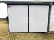 Ogłoszenie - Garaż blaszany 3x5 Brama dwuskrzydłowa Biały  Dach spad w tył GB141. Miniaturka 4