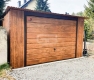 Ogłoszenie - Garaż blaszany 4x7 Brama + drzwi Drewnopodobny  Dach spad w tył GB170. Miniaturka 6
