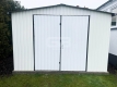 Ogłoszenie - Garaż blaszany 4x6 Brama dwuskrzydłowa Biały  Dach dwuspadowy GB167. Miniaturka 3