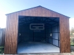 Ogłoszenie - Garaż blaszany 6x9 Brama + 3x okno drewnopodobny  Dach dwuspadowy GB184. Miniaturka 3