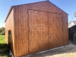 Ogłoszenie - Garaż blaszany 6x9 Brama + 3x okno drewnopodobny  Dach dwuspadowy GB184. Miniaturka 7