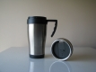 Ogłoszenie - Stalowy kubek termiczny z pokrywką 0,4 l. Miniaturka 2