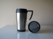 Ogłoszenie - Stalowy kubek termiczny z pokrywką 0,4 l. Miniaturka 3