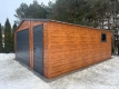 Ogłoszenie - Garaż Blaszany 5x6 Drewnopodobny Złoty Dąb Grafit Brama + Drzwi PRODUCENT. Miniaturka 4