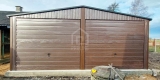 Ogłoszenie - Garaż Blaszany 6,5X8 - 2X Brama Uchylna  – Drewnopodobny - Rynny - Dwuspad  PLG227. Miniaturka 2