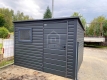 Ogłoszenie - Schowek – domek ogrodowy 2,8×2 – drzwi – okno - antracyt – dach spad w tył PLG246. Miniaturka 2
