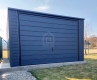 Ogłoszenie - Garaż blaszany 3,5x5m - brama uchylna - 2x okno - antracyt - dach spad do tyłu PLG248. Miniaturka 2