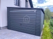 Ogłoszenie - Garaż blaszany 4x5m - brama uchylna - antracyt - dach spad w bok - rynny PLG252. Miniaturka 3