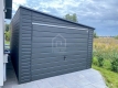Ogłoszenie - Garaż blaszany 4x5m - brama uchylna - antracyt - dach spad w bok - rynny PLG252. Miniaturka 2
