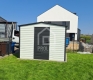 Ogłoszenie - Schowek - Domek ogrodowy - 3x3m - drzwi - antracyt - biały - dach dwuspadowy PLG195. Miniaturka 3