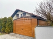 Ogłoszenie - Garaż blaszany 4x4m - Brama uchylna  -  jasny orzech - drewnopodobny - dach dwuspadowy - rynna PLG196. Miniaturka 3