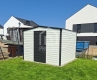 Ogłoszenie - Schowek - Domek ogrodowy - 3x3m - drzwi - antracyt - biały - dach dwuspadowy PLG195. Miniaturka 4