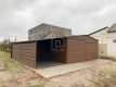 Ogłoszenie - Garaż blaszany 6x6m - wiata 3m - 2x Brama -  drewnopodobny Dach dwuspadowy - rynny PLG199. Miniaturka 2