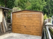 Ogłoszenie - Garaż blaszany 3x5m - Brama uchylna  - jasny orzech - drewnopodobny  - dach dwuspadowy ST155. Miniaturka 3