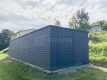 Ogłoszenie - Garaż blaszany 4x9m - brama dwuskrzydłowa - antracyt - dach spad w bok ST213. Miniaturka 3