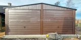 Ogłoszenie - Garaż Blaszany 6,5X8 - 2X Brama Uchylna  – Drewnopodobny - Rynny - Dwuspad  ST218. Miniaturka 3