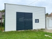 Ogłoszenie - Hala Garaż blaszany 6x6 – brama – okno – drzwi - biały – dach spad w tył ST235. Miniaturka 2