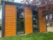 Ogłoszenie - Schowek - Domek Ogrodowy 3x3m - drzwi - 2x okno - jasny orzech drewnopodobny - dach dwuspadowy w przód - rynny ST159. Miniaturka 3