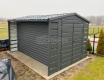 Ogłoszenie - Domek ogrodowy - schowek - 2x3m 2xwiata 0,5x3m brama dwuskrzydłowa dach dwuspadowy blachodachówka rynny ST226. Miniaturka 4