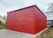 Ogłoszenie - Garaż blaszany 5x6m - brama uchylna - drzwi - okno - czerwony - dach spad w tył ST245. Miniaturka 2
